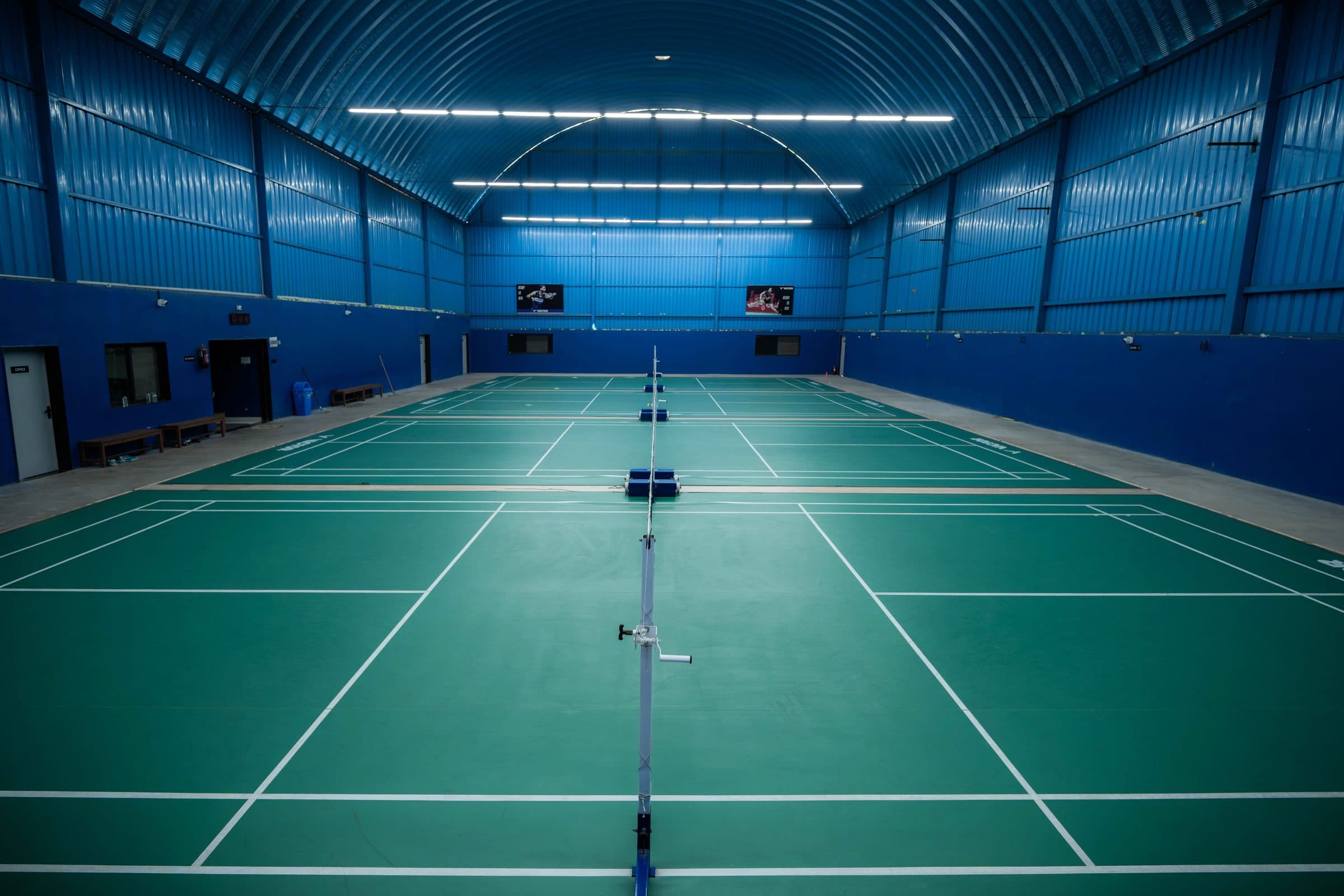 Axon Badminton Academy premium indoor badminton court in Palanpur